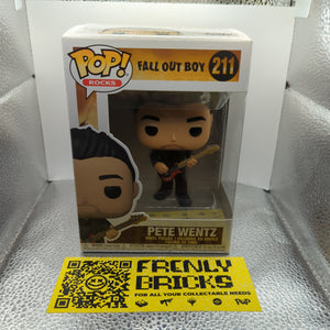 Funko Fall Out Boy Pete Wentz 211 Pop Figure FRENLY BRICKS - Open 7 Days