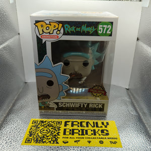 Funko Pop Vinyl / Rick and Morty - Schwifty Rick 572 FRENLY BRICKS - Open 7 Days