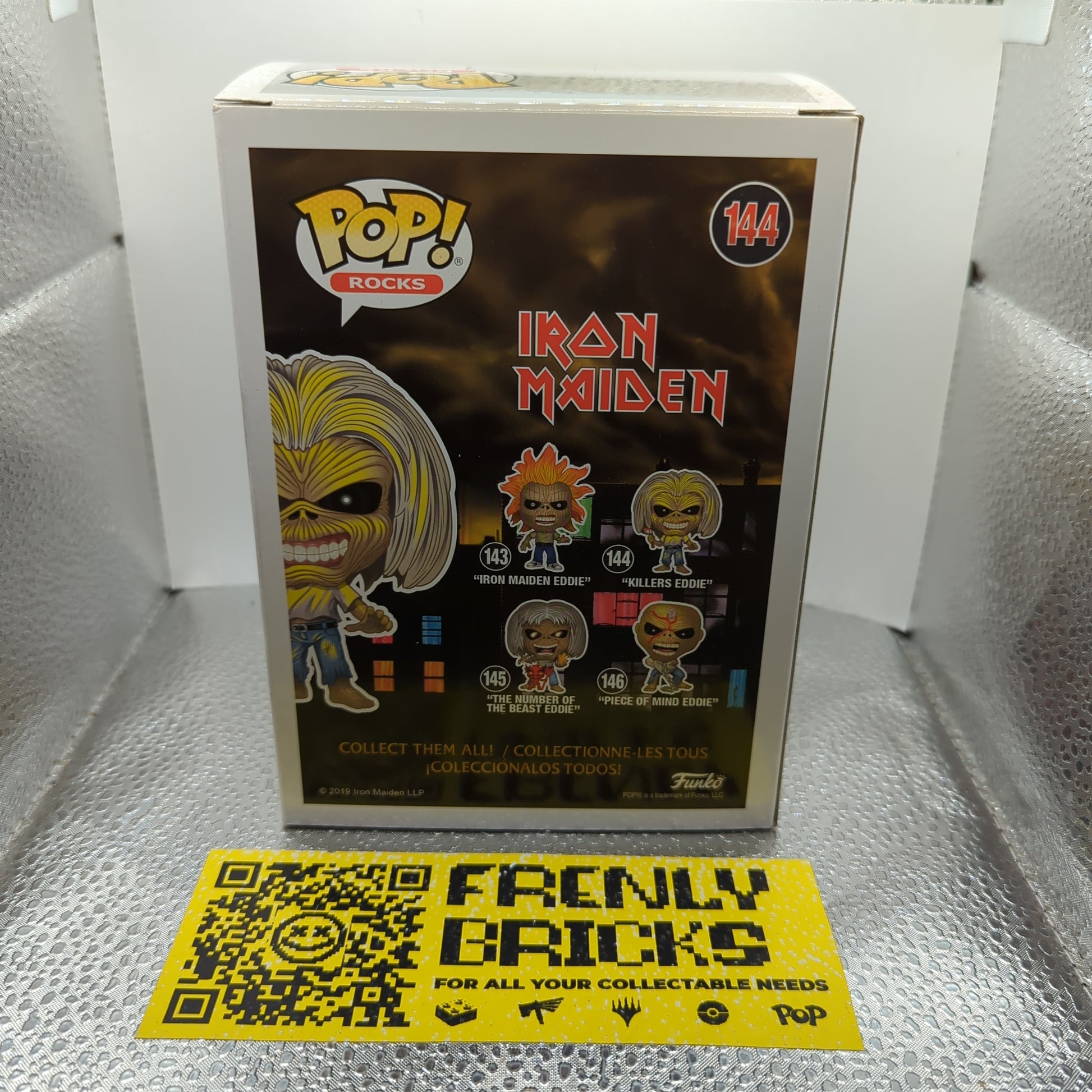 Iron Maiden - Killers Eddie Pop! Vinyl Figure #144 Music FRENLY BRICKS - Open 7 Days