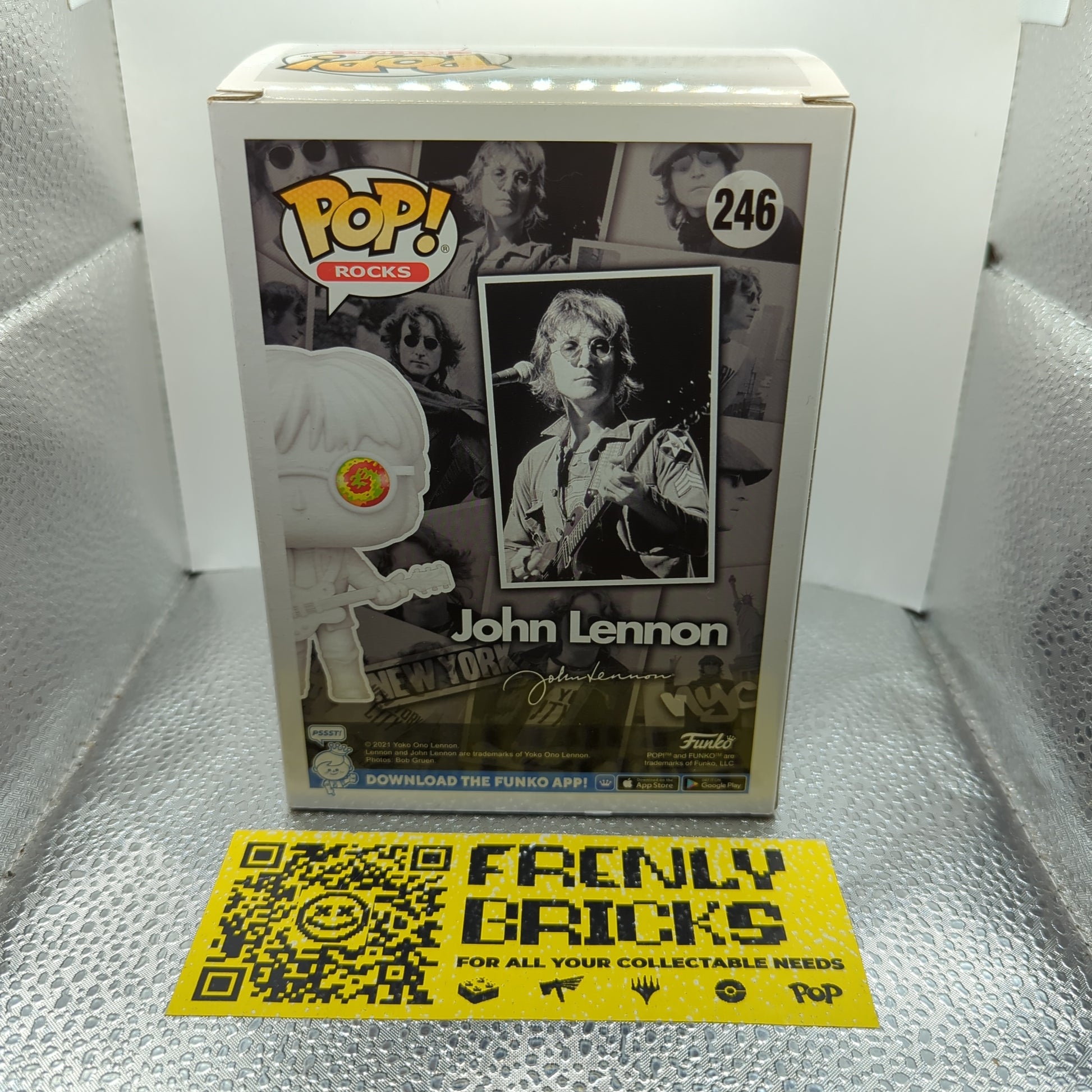 John Lennon (with Shades) 246 ~ Funko Pop Vinyl ~ Rocks ~ Special Edition FRENLY BRICKS - Open 7 Days