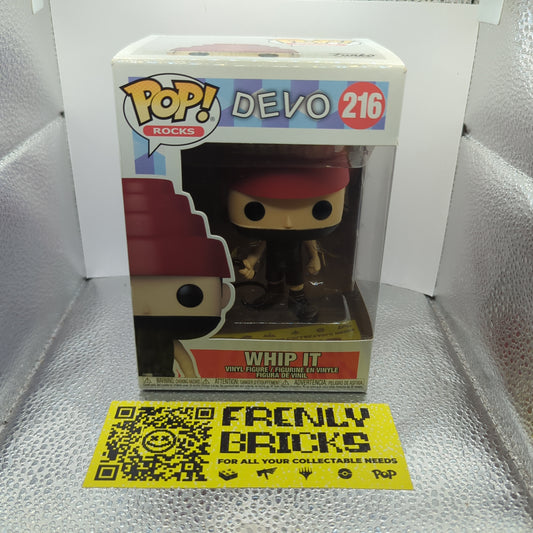 #216 Whip it - Devo Pop Vinyl Pop Rocks Funko FRENLY BRICKS - Open 7 Days