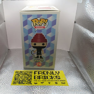 #216 Whip it - Devo Pop Vinyl Pop Rocks Funko FRENLY BRICKS - Open 7 Days