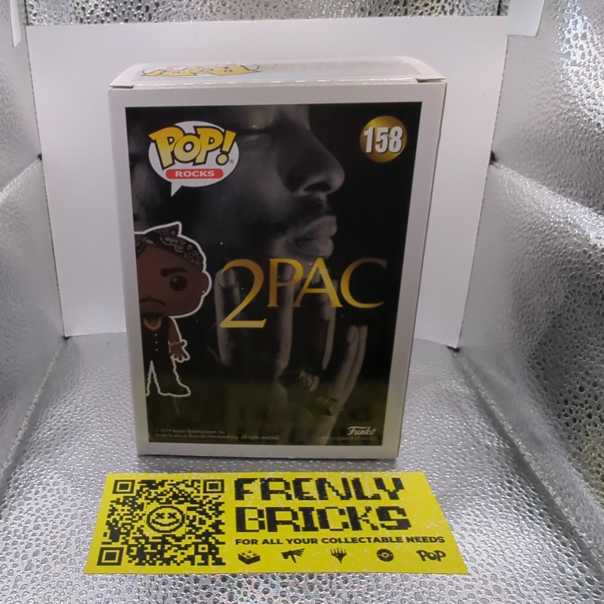 FUNKO POP VINYL ROCKS MUSIC 2PAC #158 TUPAC SHAKUR FRENLY BRICKS - Open 7 Days