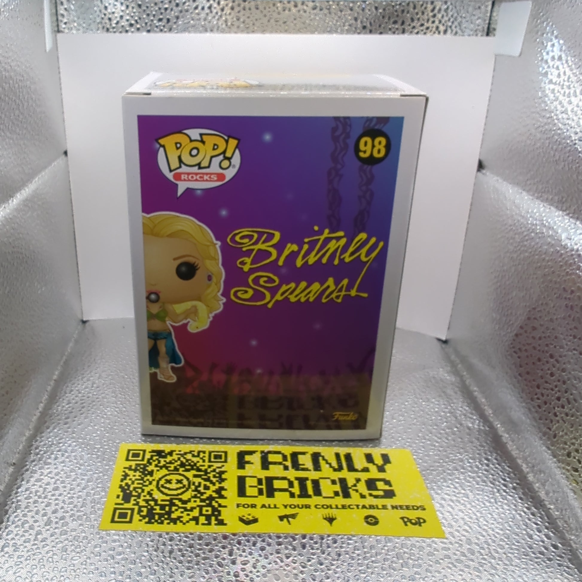 Britney Spears Slave 4 U Funko Pop Rocks Vinyl Figure #98 FRENLY BRICKS - Open 7 Days