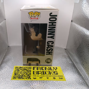 Funko Pop! Rocks Johnny Cash #116 Vinyl Figure FRENLY BRICKS - Open 7 Days