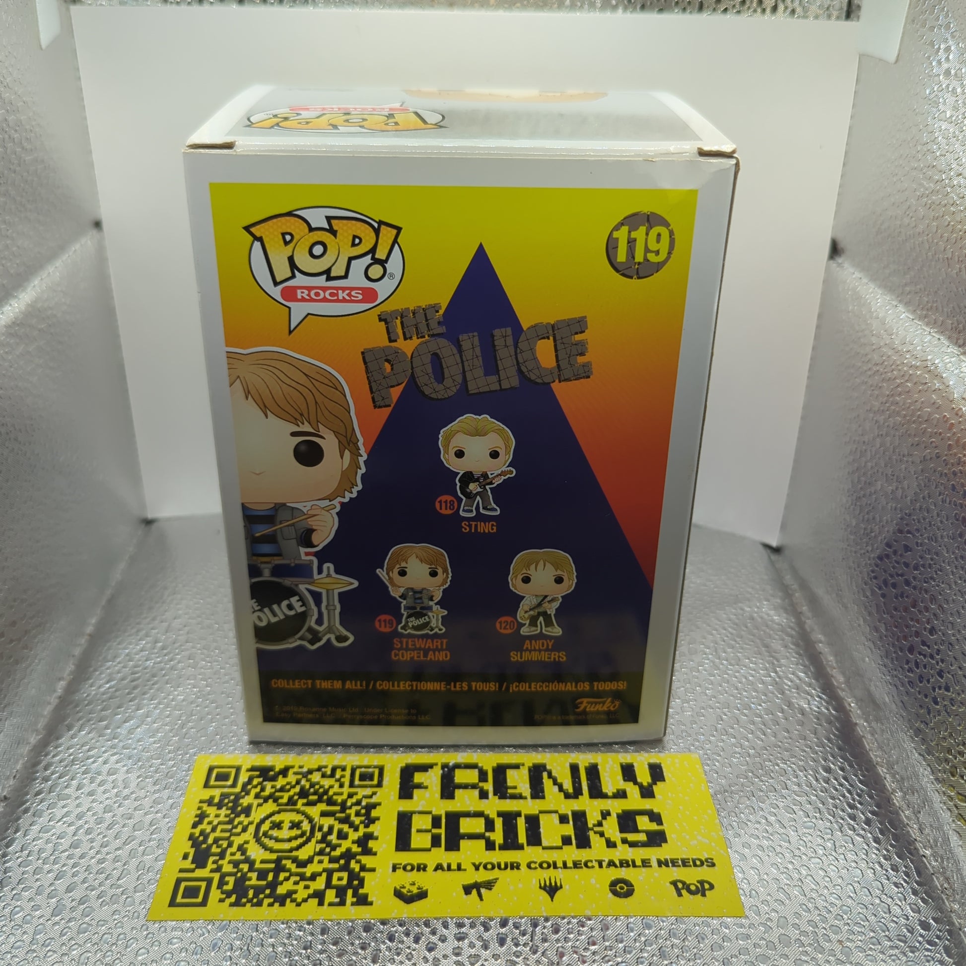 Pop Vinyl Figure - The Police - Stewart Copeland #119 FRENLY BRICKS - Open 7 Days