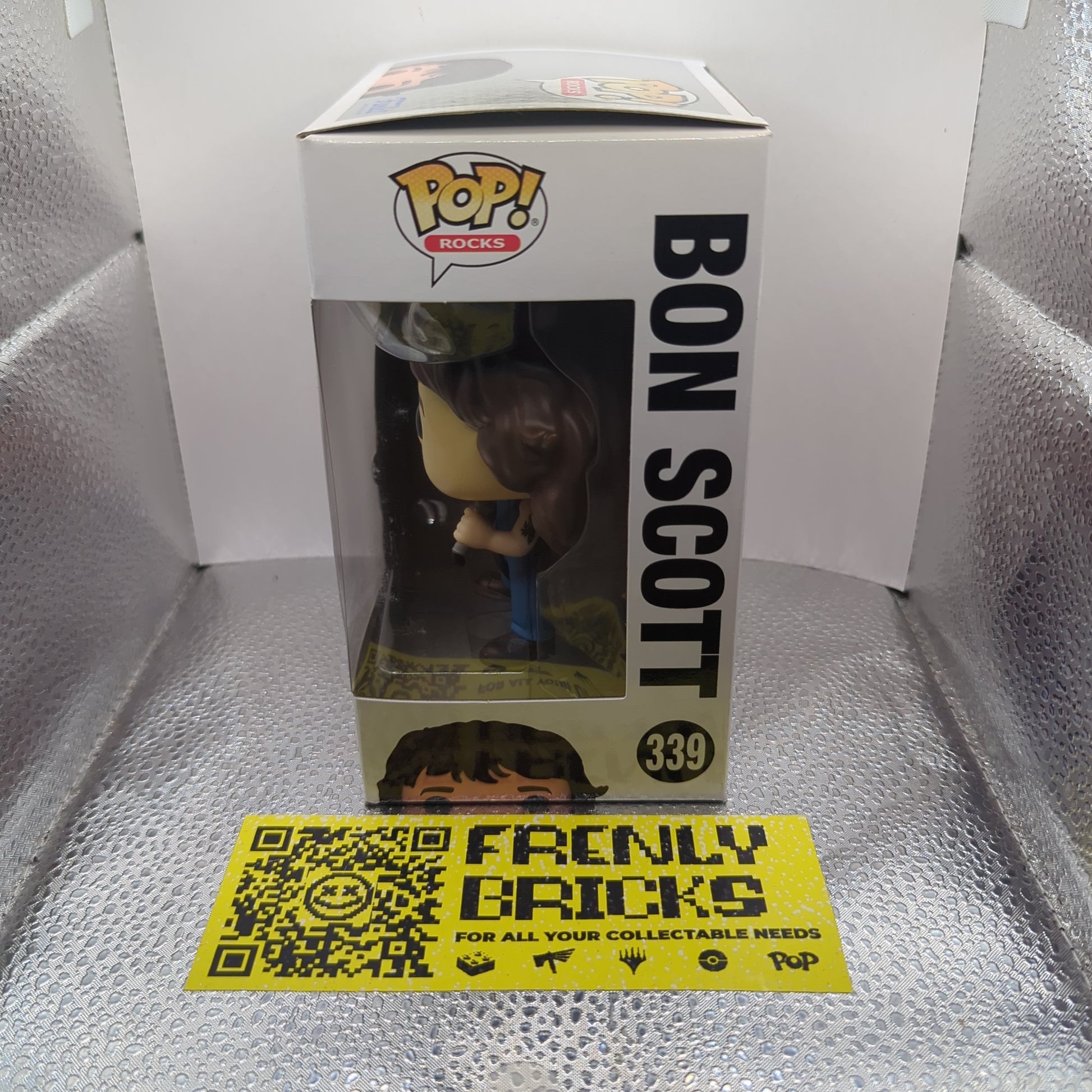 AC/DC - Bon Scott #339 Funko Pop Vinyl Figure FRENLY BRICKS - Open 7 Days