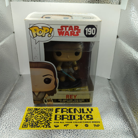 Rey (190) Bobble Head- Star Wars - pop vinyl FRENLY BRICKS - Open 7 Days