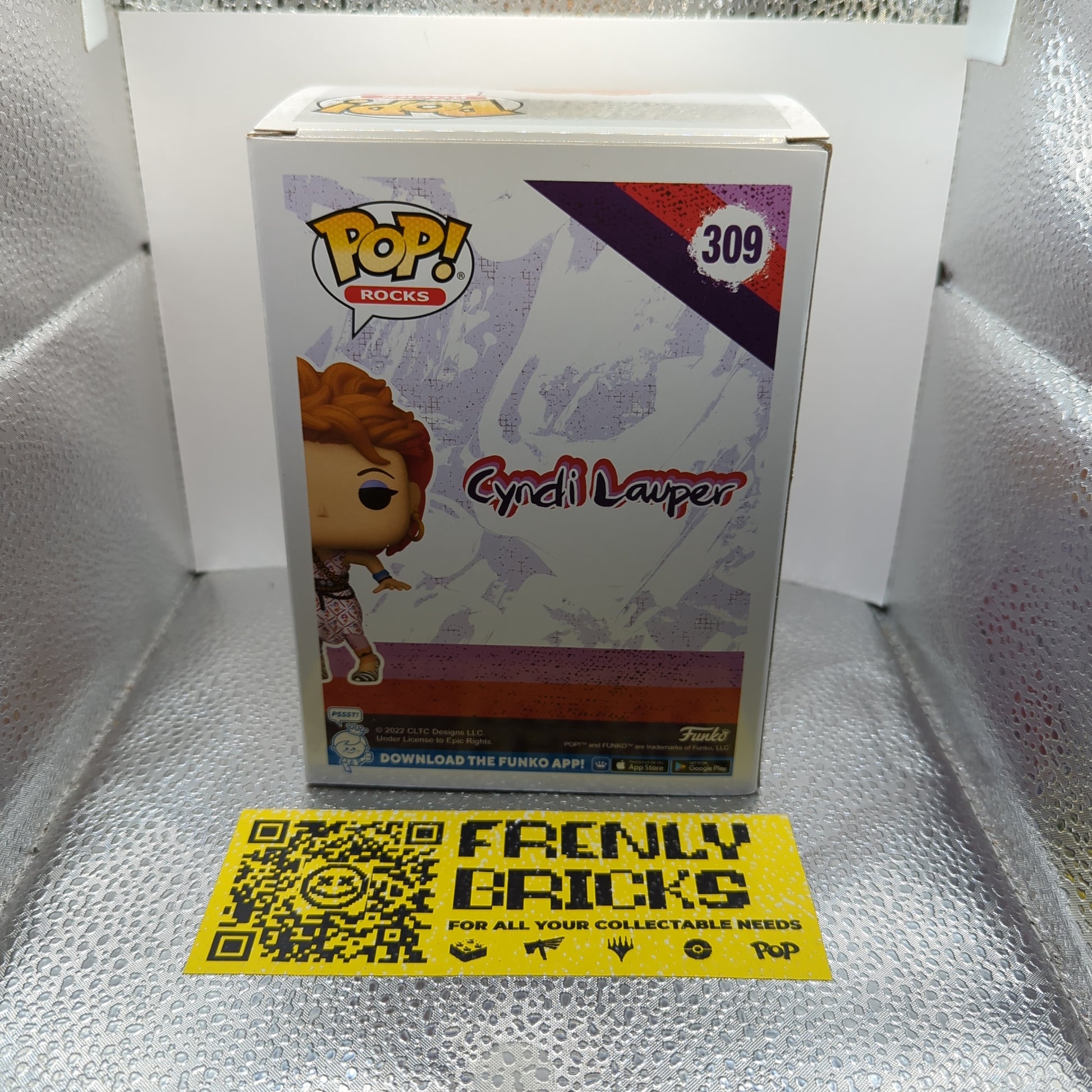 Funko Pop Vinyl Figure #309 Cyndi Lauper - Girls Just Wanna Have Fun FRENLY BRICKS - Open 7 Days