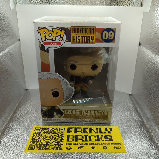 Icons Funko Pop - George Washington - American History - No. 09 FRENLY BRICKS - Open 7 Days