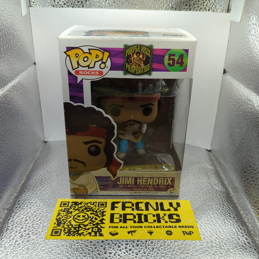 Jimi Hendrix Funko Rocks Pop Vinyl Figurine No. 54 FRENLY BRICKS - Open 7 Days