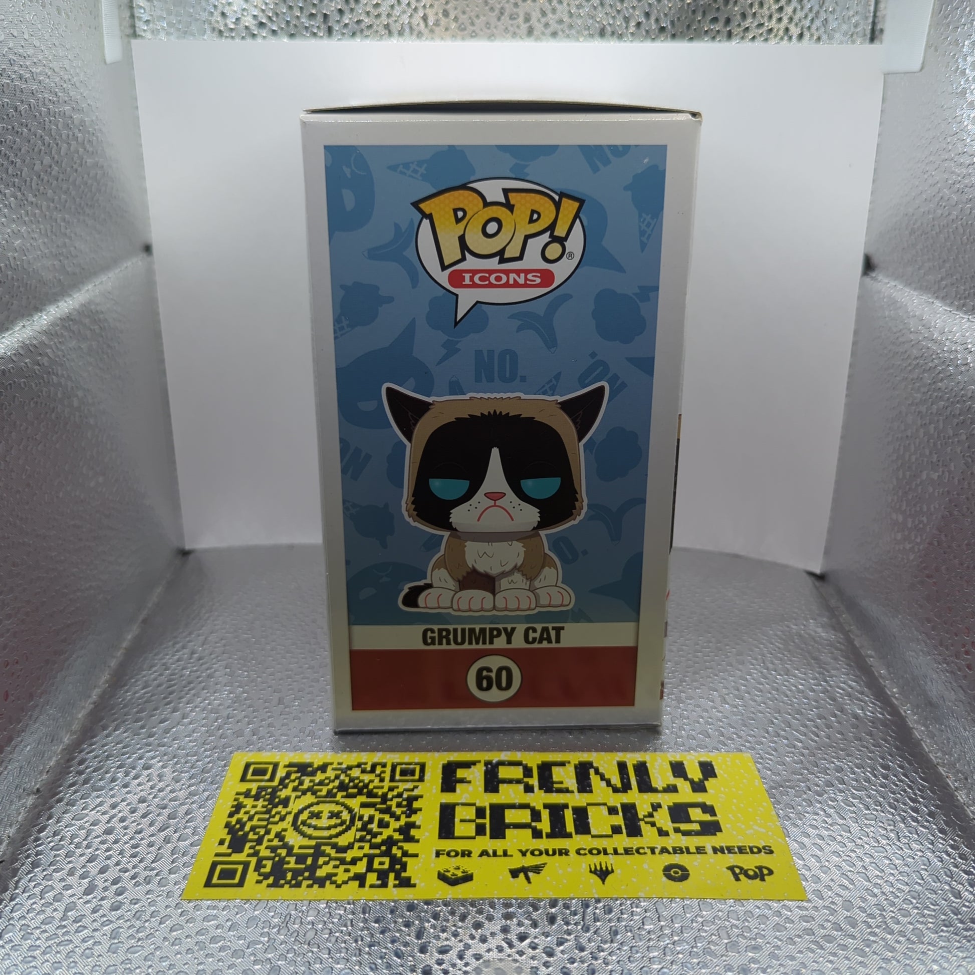 Icons - Grumpy Cat Flocked Pop! Vinyl Figure #60 FRENLY BRICKS - Open 7 Days