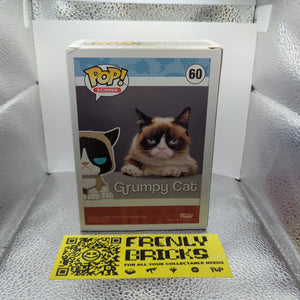 Icons - Grumpy Cat Flocked Pop! Vinyl Figure #60 FRENLY BRICKS - Open 7 Days