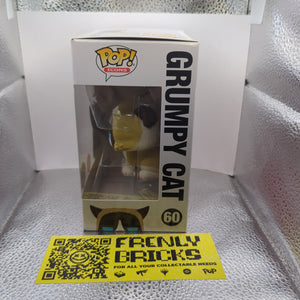 Icons - Grumpy Cat Flocked Pop! Vinyl Figure #60 FRENLY BRICKS - Open 7 Days