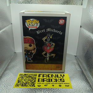 Poison - Bret Michaels #207 Pop! Vinyl FRENLY BRICKS - Open 7 Days