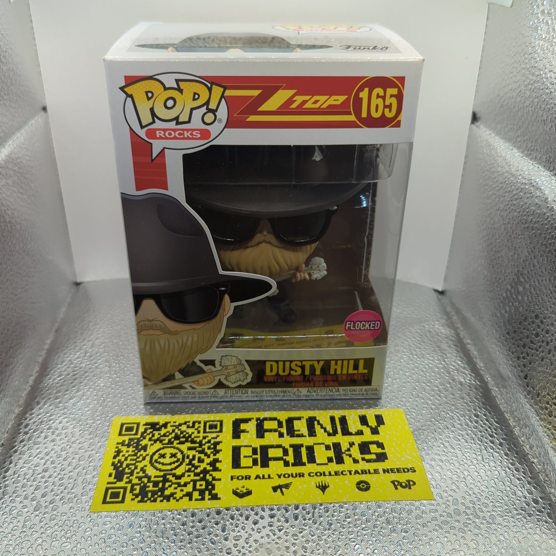 Funko Pop ZZ Top Flocked Dusty Hill 165 Vinyl Figure FRENLY BRICKS - Open 7 Days