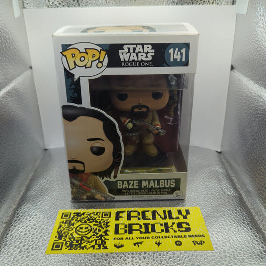 Funko Pop Vinyl Star Wars #141 Baze Malbus FRENLY BRICKS - Open 7 Days