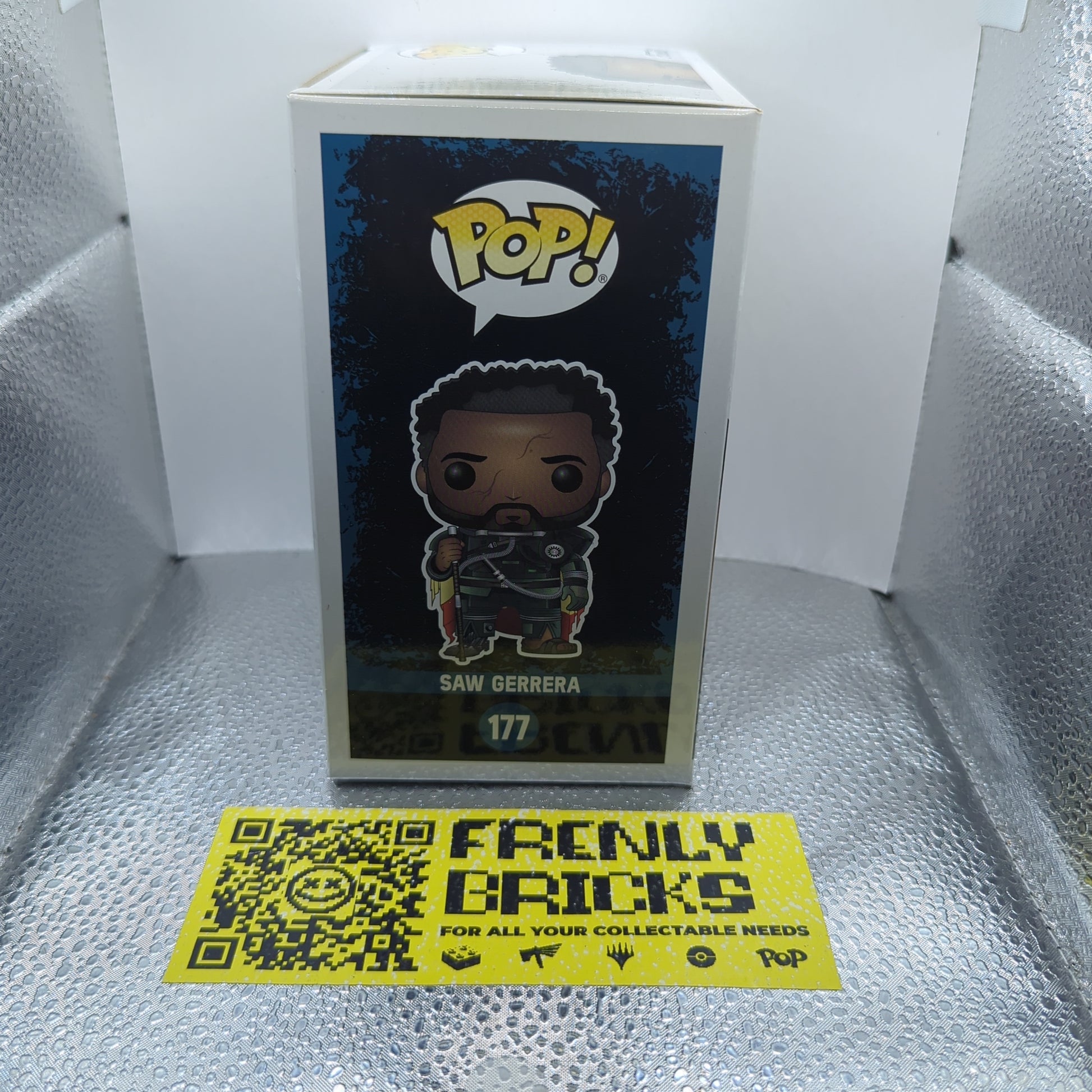 Star Wars Pop Vinyl - Saw Gerrera #177 - FallCon Exclusive - BNIB - Mint FRENLY BRICKS - Open 7 Days