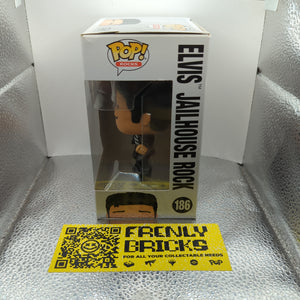 Elvis Presley Jailhouse Rock Pop! Vinyl Figure #186 FRENLY BRICKS - Open 7 Days