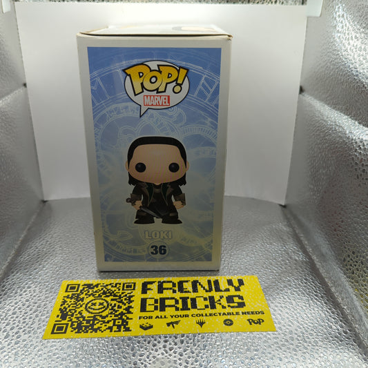 FUNKO POP MARVEL THOR THE DARK WORLD #36 LOKI VAULTED VINYL FIGURE FRENLY BRICKS - Open 7 Days