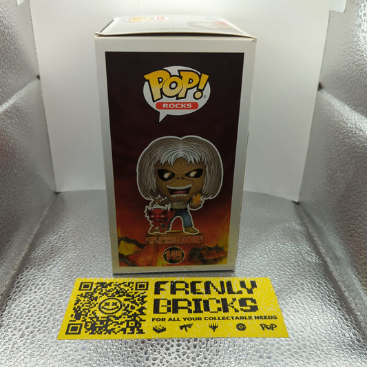 THE NUMBER OF THE BEAST EDDIE Iron Maiden Funko POP! #145 FRENLY BRICKS - Open 7 Days