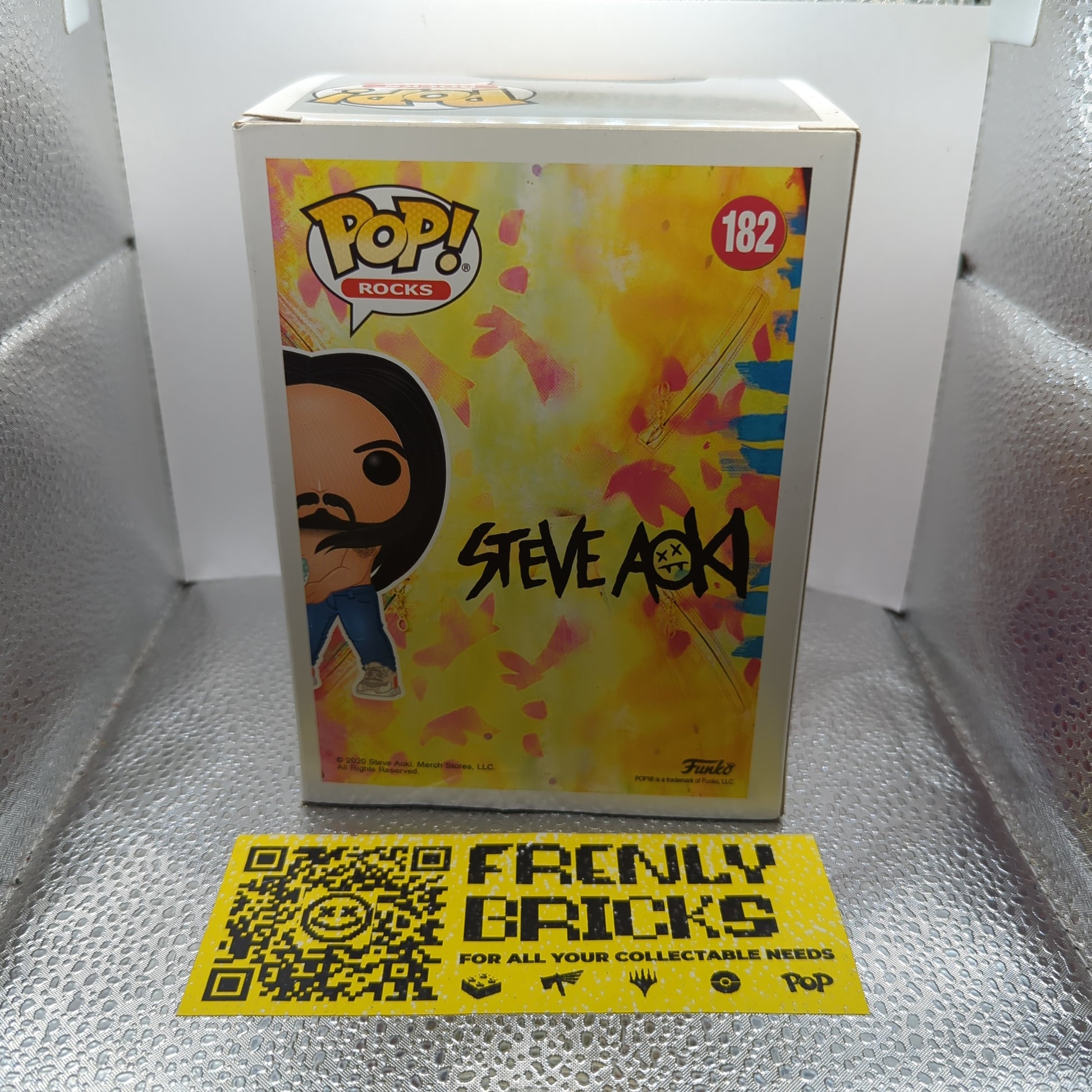 Steve Aoki 2020 Summer Convention Pop Rocks Pop Vinyl 182 FRENLY BRICKS - Open 7 Days