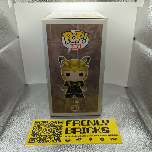 Funko Pop Marvel Loki #36 With Helmet (Vaulted) FRENLY BRICKS - Open 7 Days