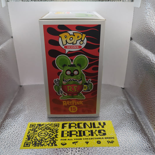 2019 SDCC SCE - Ratfink - Ratfink GITD Pop! Vinyl glow #15 FRENLY BRICKS - Open 7 Days