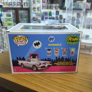 DC 2016 SDCC Exclusive Batmobile Classic Chrome #01 Funko Pop Vinyl Rides Figure FRENLY BRICKS - Open 7 Days