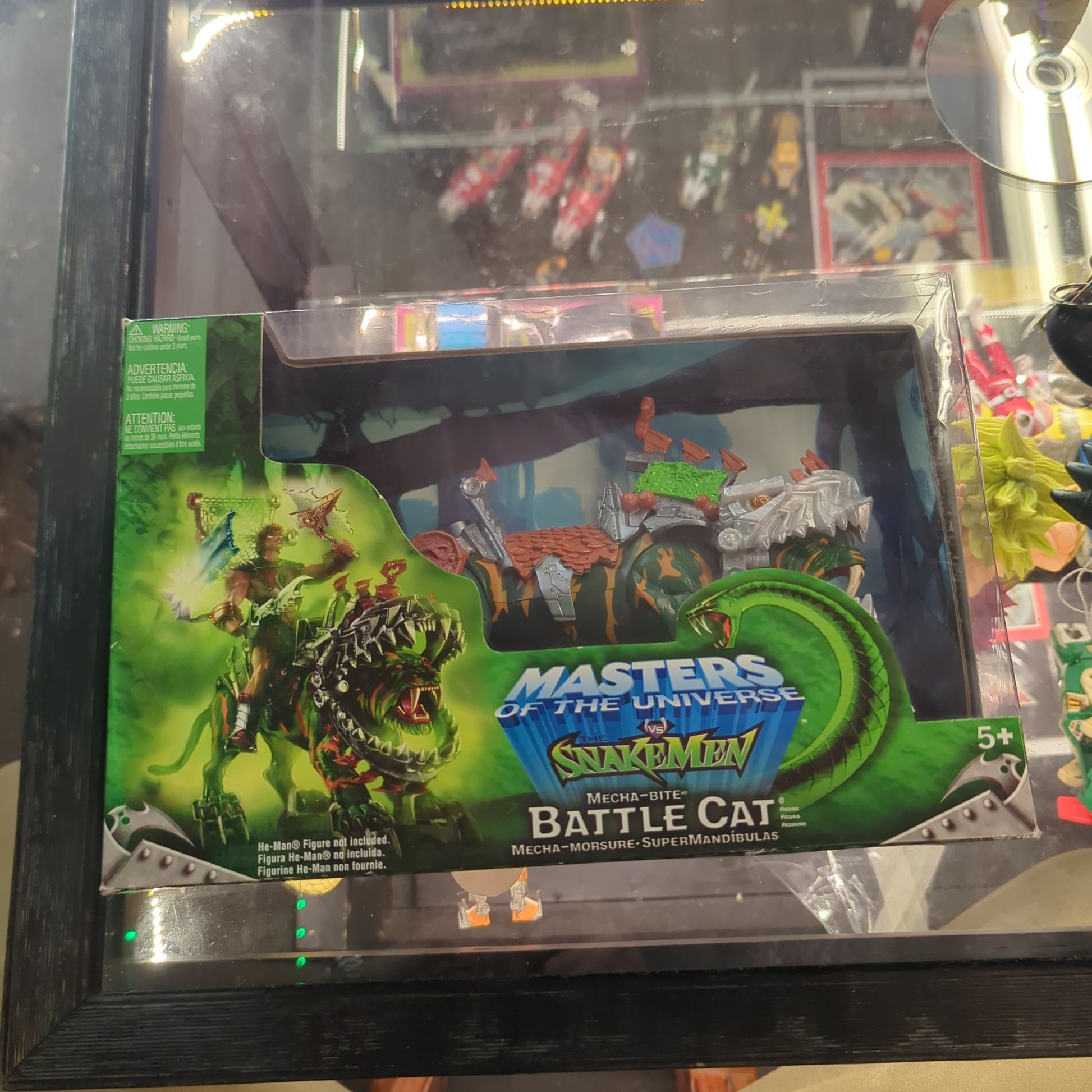 MOTU 200X Masters of the Universe vs Snakemen Mecha-Bite Battle Cat 2003 FRENLY BRICKS - Open 7 Days