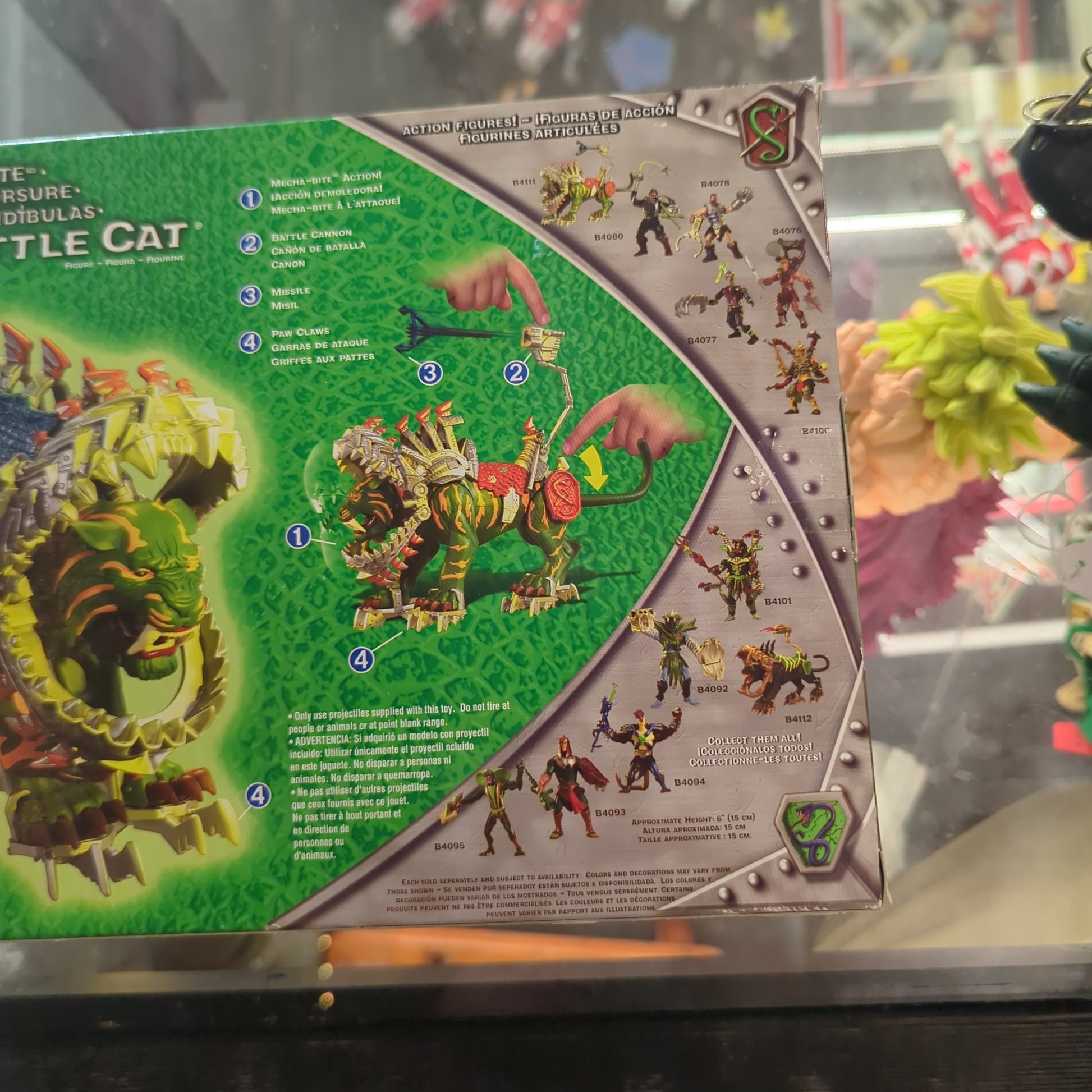 MOTU 200X Masters of the Universe vs Snakemen Mecha-Bite Battle Cat 2003 FRENLY BRICKS - Open 7 Days