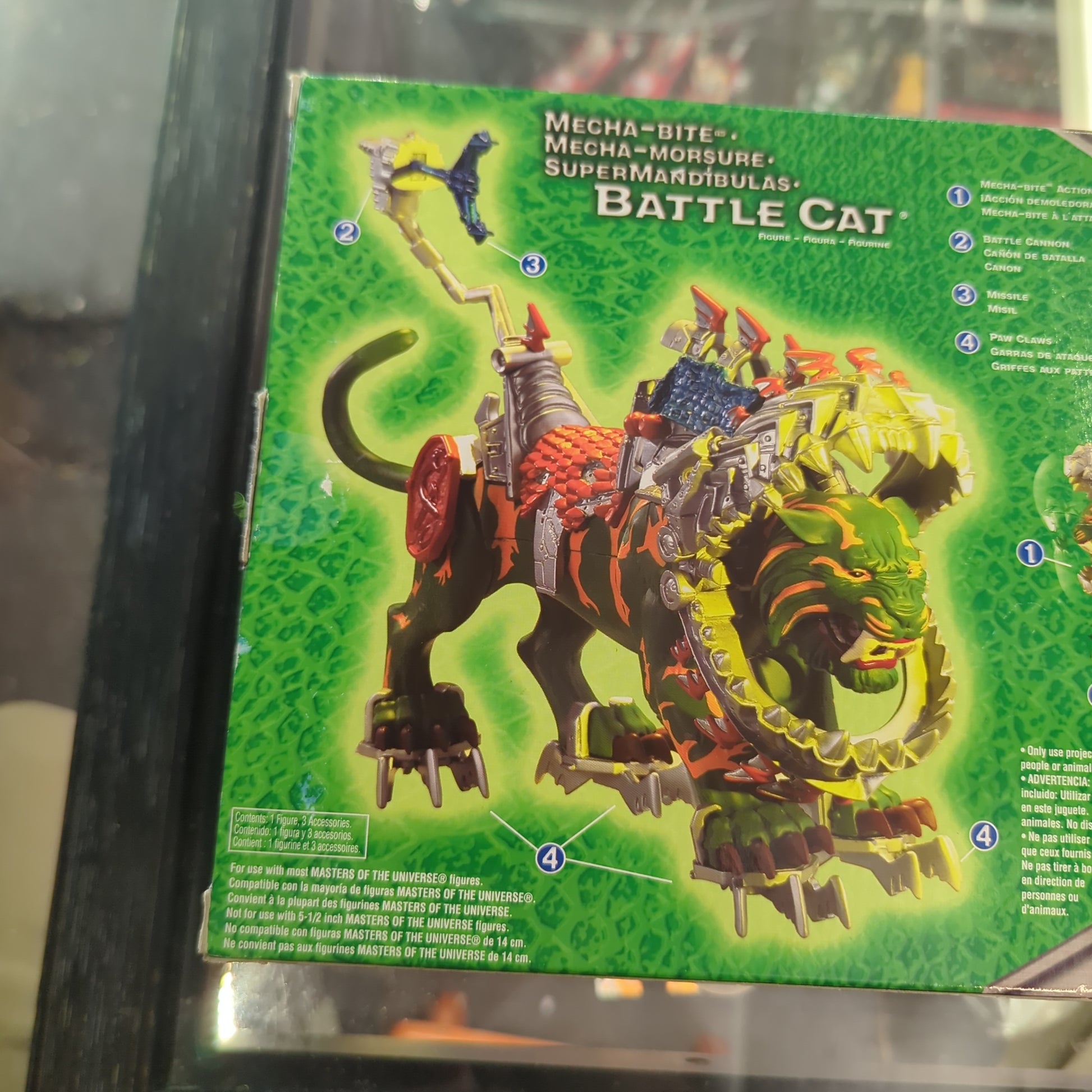 MOTU 200X Masters of the Universe vs Snakemen Mecha-Bite Battle Cat 2003 FRENLY BRICKS - Open 7 Days