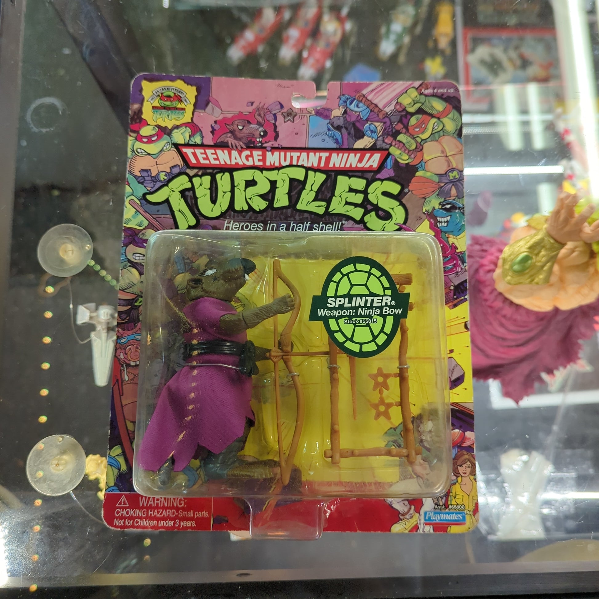 Teenage Mutant Ninja Turtles 25th Anniversary TMNT Splinter Figure Playmates FRENLY BRICKS - Open 7 Days