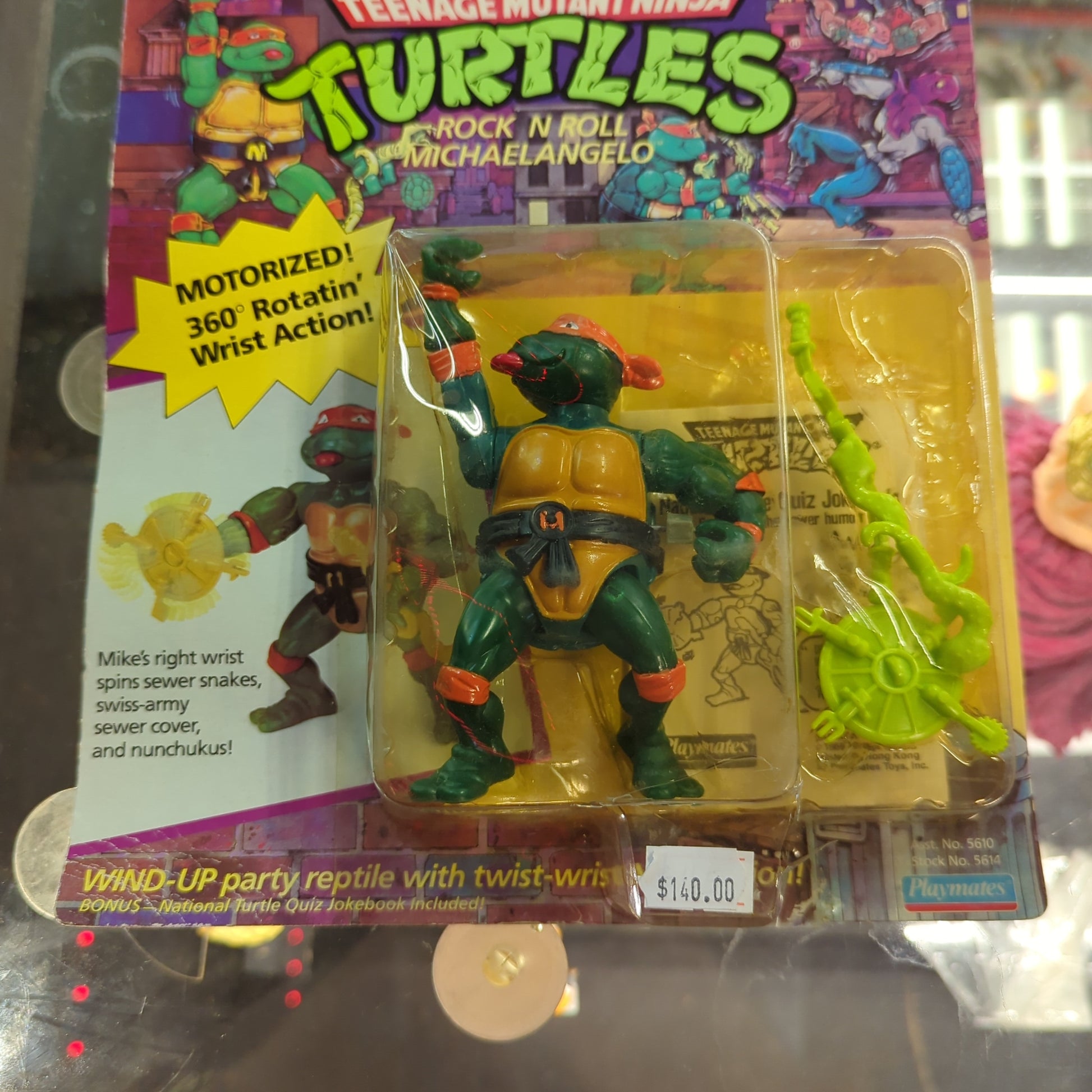 Teenage Mutant Ninja Turtles Wacky Action Rock N Roll Michaelangelo TMNT NEW FRENLY BRICKS - Open 7 Days