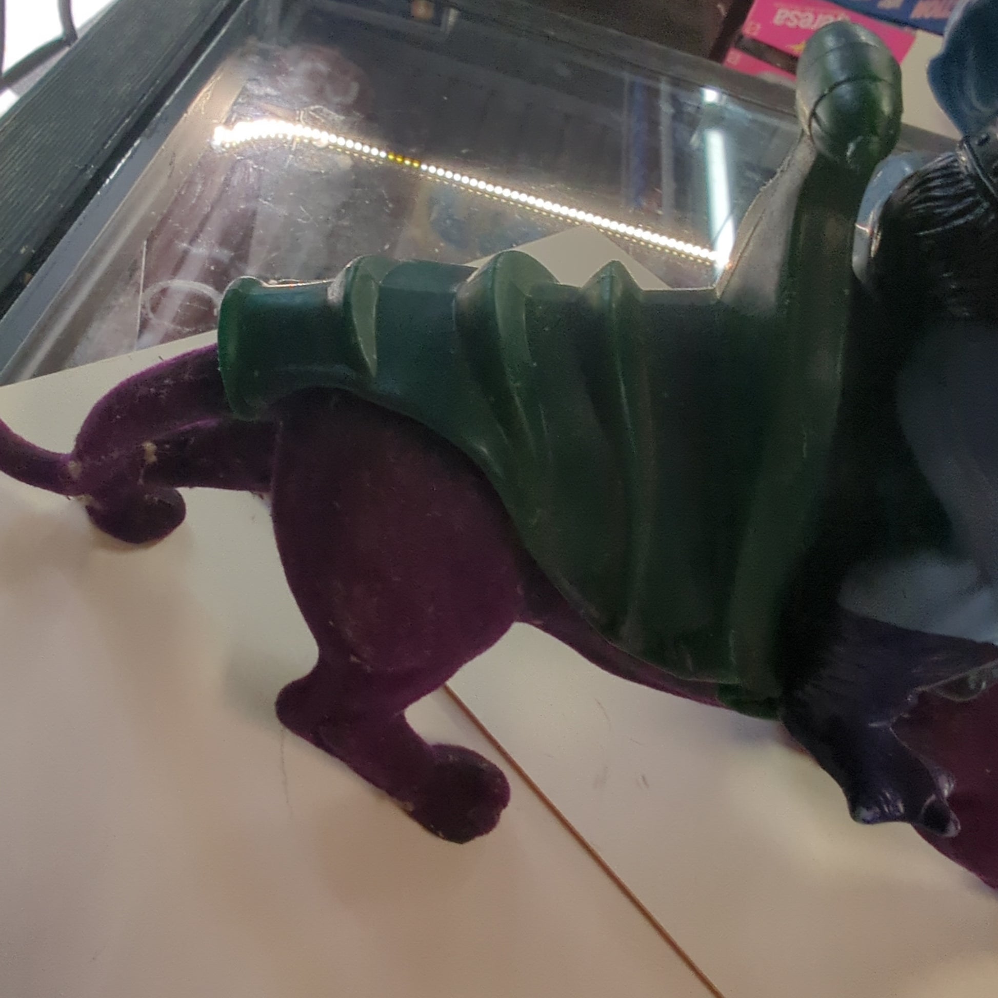 MOTU Panthor Purple Flocked Panther W/ Skeletor  Mattel VTG 1981 No Accessories FRENLY BRICKS - Open 7 Days