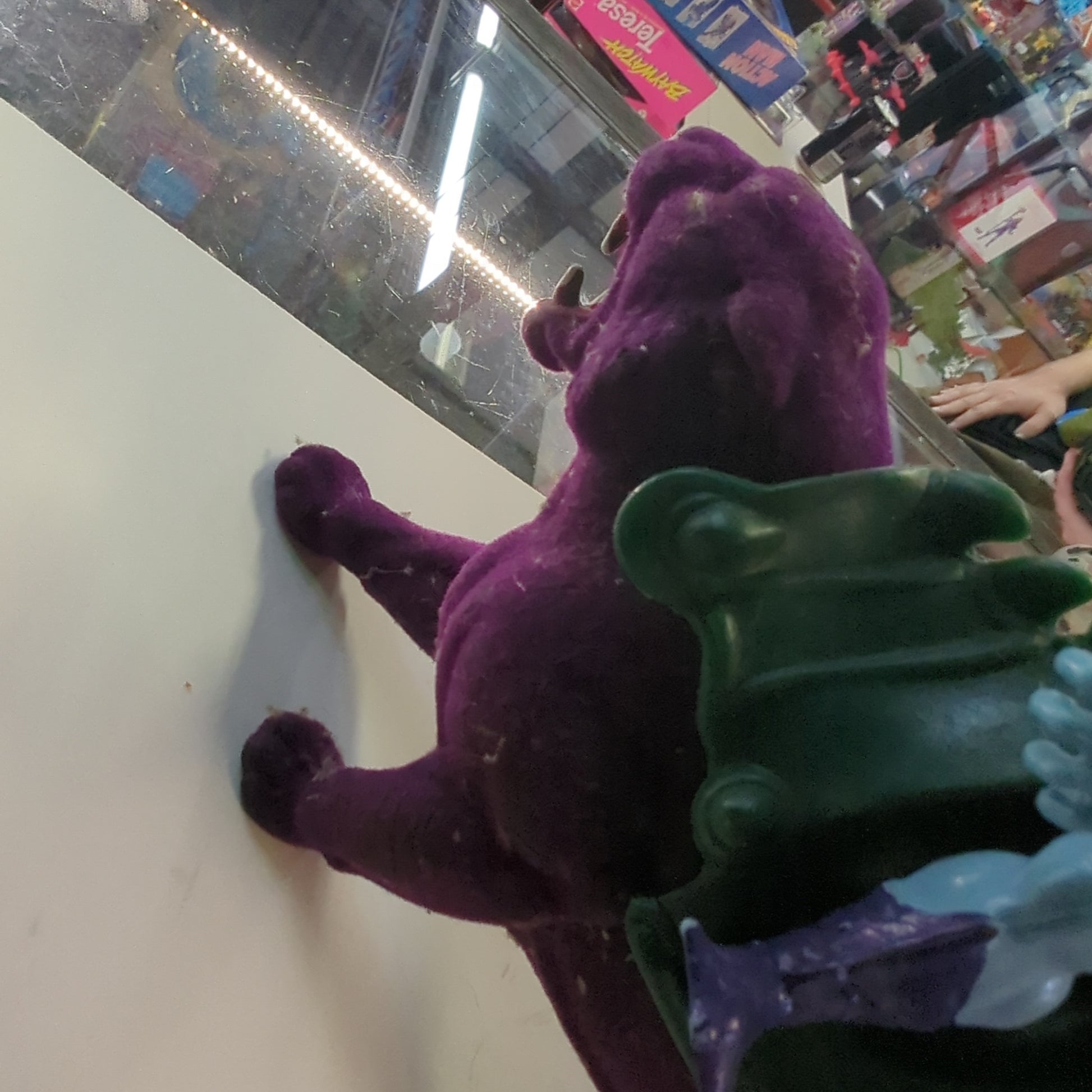 MOTU Panthor Purple Flocked Panther W/ Skeletor  Mattel VTG 1981 No Accessories FRENLY BRICKS - Open 7 Days