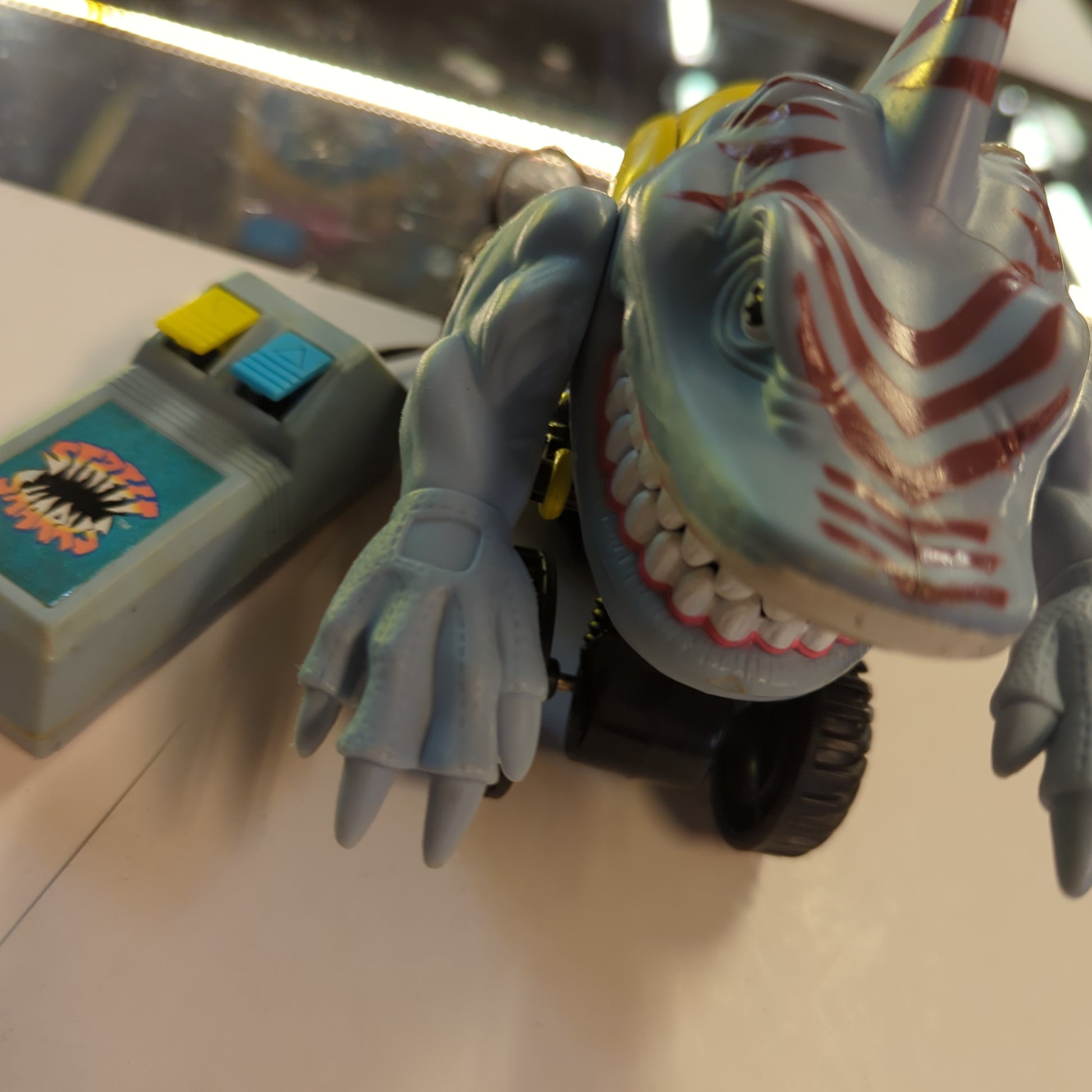 1995 Street Sharks Remote RC Car yes Remote STREEX - Mattel (Not Fully Working) FRENLY BRICKS - Open 7 Days