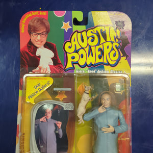 Austin Powers - DR EVIL & MR BIGGLESWORTH (1999) FRENLY BRICKS - Open 7 Days