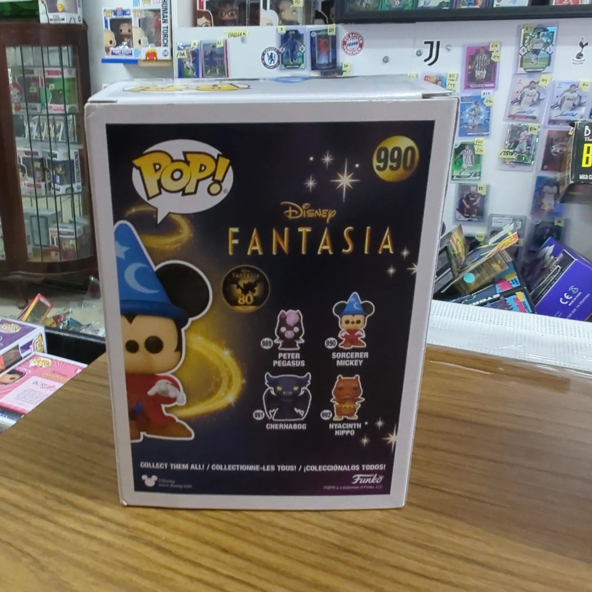 Sorcerer Mickey 990 ~ Disney: Fantasia ~ Funko Pop Vinyl FRENLY BRICKS - Open 7 Days