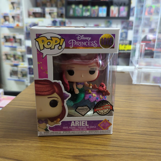 Disney Princess Ariel Diamond Funko Pop! Vinyl #1012 Special Edition FRENLY BRICKS - Open 7 Days