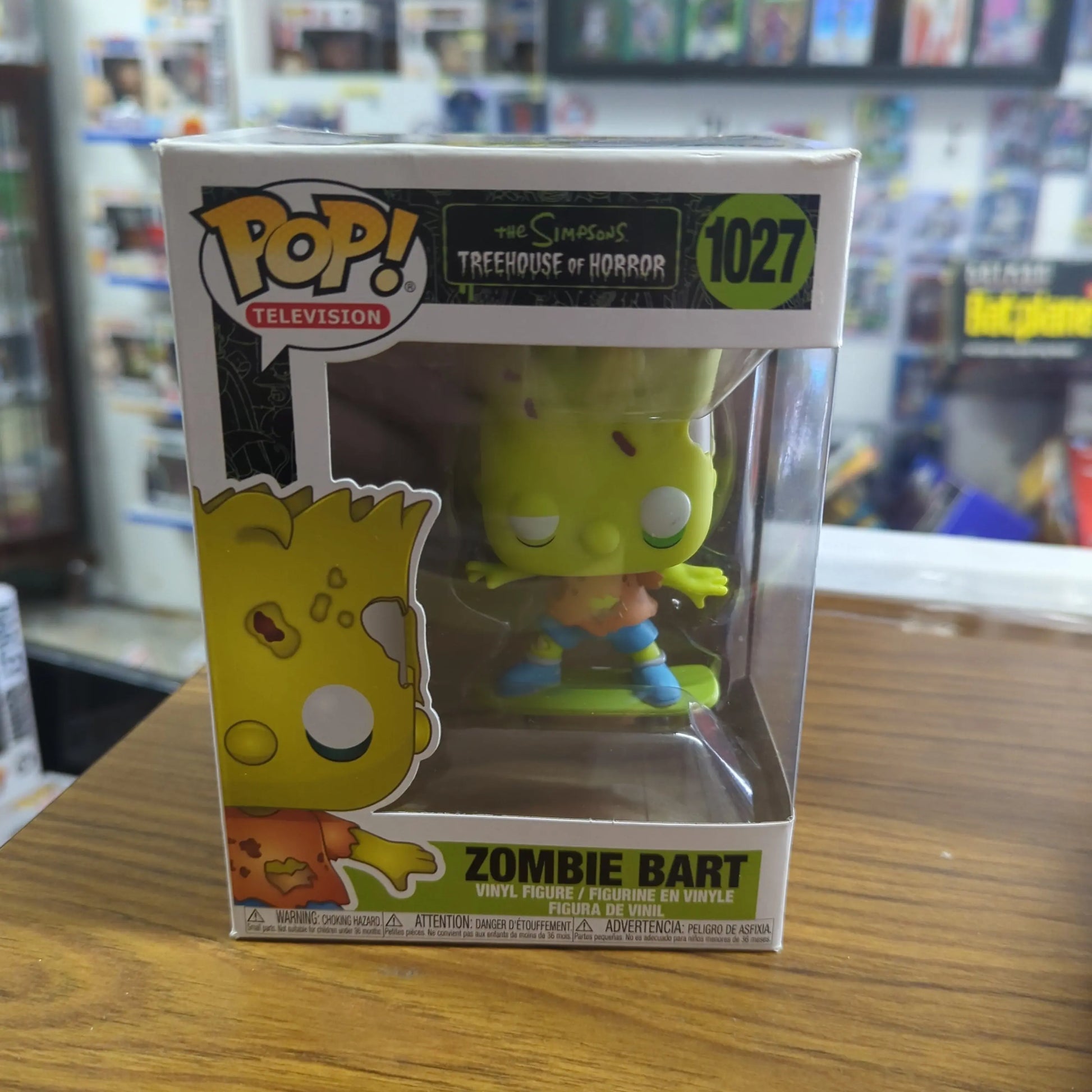 Zombie Bart 1027 ~ The Simpsons ~ Funko Pop Vinyl FRENLY BRICKS - Open 7 Days