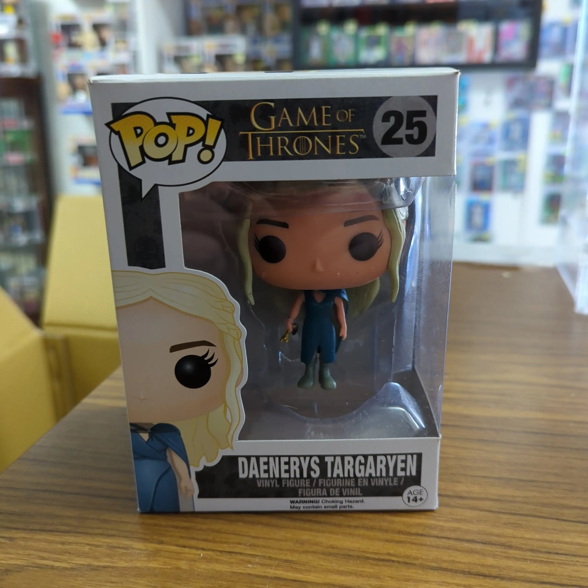 FUNKO POP GAME OF THRONES #25 DAENERYS TARGARYEN (BLUE DRESS) VAULTED VINYL FRENLY BRICKS - Open 7 Days