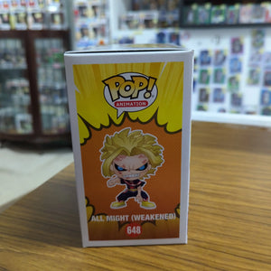 Funko Pop! My Hero Academia - All Might (Weakened) 648 Glows in the Dark Special FRENLY BRICKS - Open 7 Days