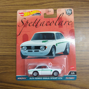 HOT WHEELS CAR CULTURE - Spettacolare *ALFA ROMEO GIULLIA SPRINT GTA* 1:64  NEW! FRENLY BRICKS - Open 7 Days