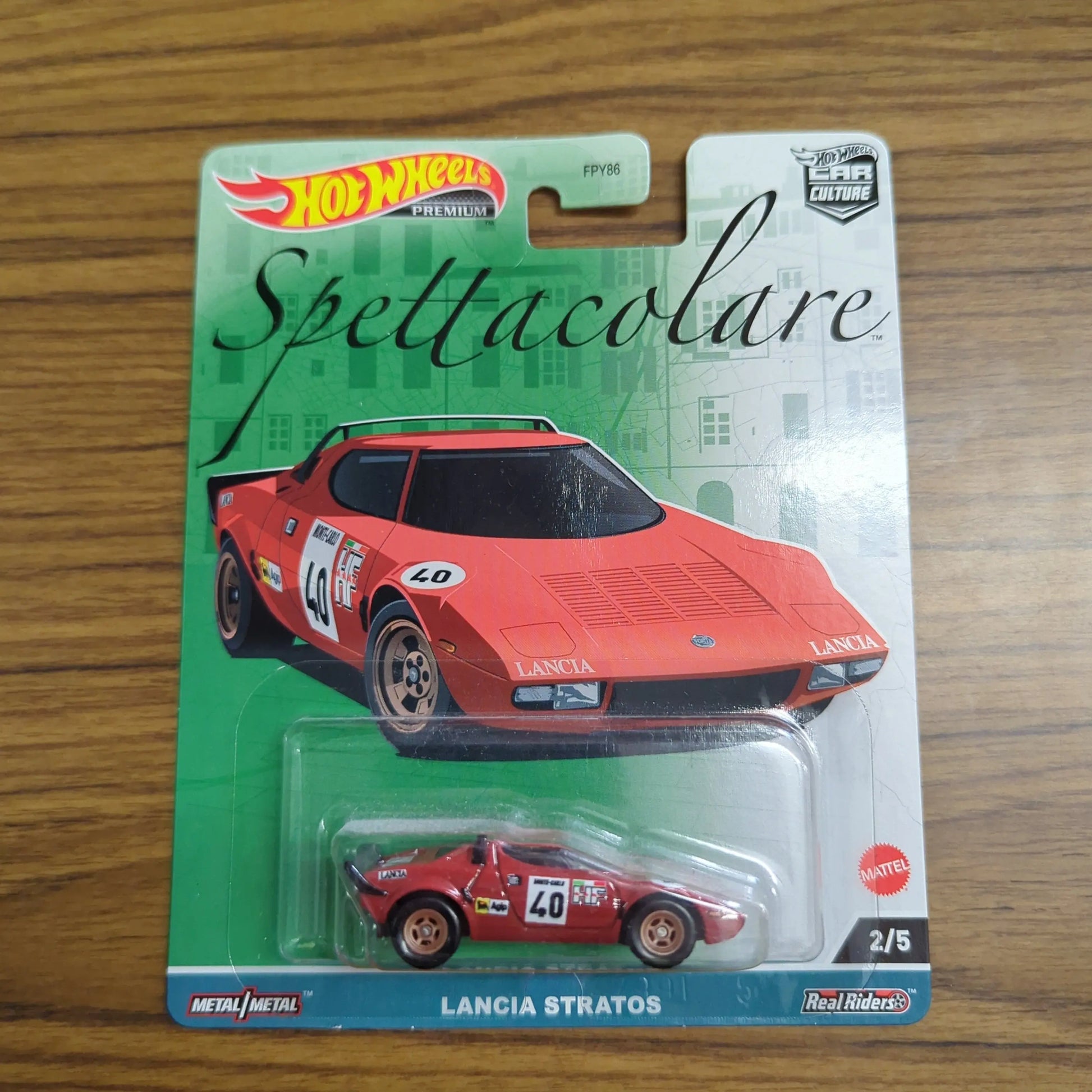 Hot Wheels Car Culture Spettacolare Lancia Stratos Monza Red 2023 2/5 FRENLY BRICKS - Open 7 Days