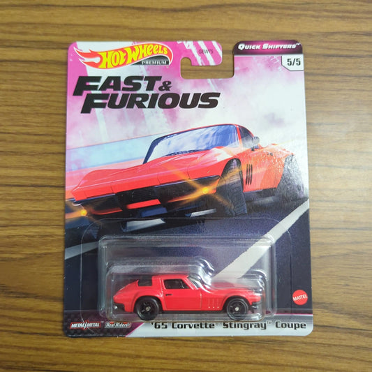 Hot Wheels Premium Fast and Furious 65 Corvette Stingray Coupe (Quick Shifters) FRENLY BRICKS - Open 7 Days