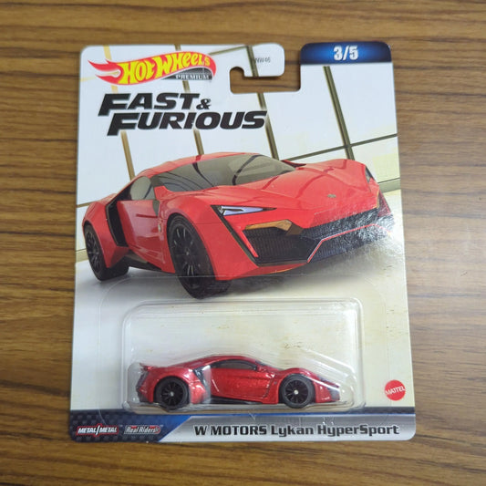 2023 Hot Wheels Car Culture # Fast & Furious Mix 2- W Motors Lykan Hypersport FRENLY BRICKS - Open 7 Days