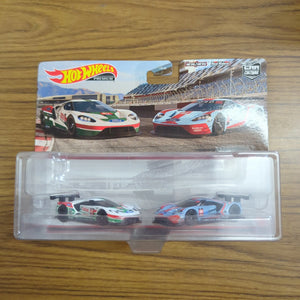 Hot Wheels Premium Car Culture '16 Ford GT Race Twin/2 Pack Real Riders 2022 FRENLY BRICKS - Open 7 Days