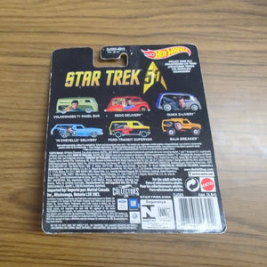 QUICK D-LIVERY Captain Kirk Hot Wheels Star Trek 50th Anniversary REAL RIDERS FRENLY BRICKS - Open 7 Days