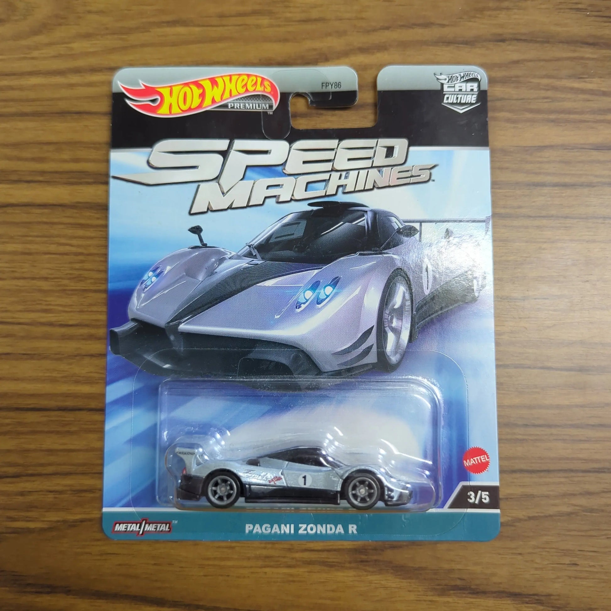 2023 Hot Wheels PAGANI ZONDA R  Hot Wheels Premium Car Culture Speed Machines FRENLY BRICKS - Open 7 Days